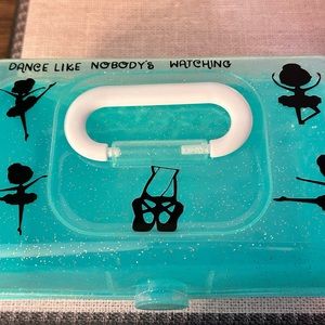 Personalized glitter Caboodle/ Make up case/ Accessory case